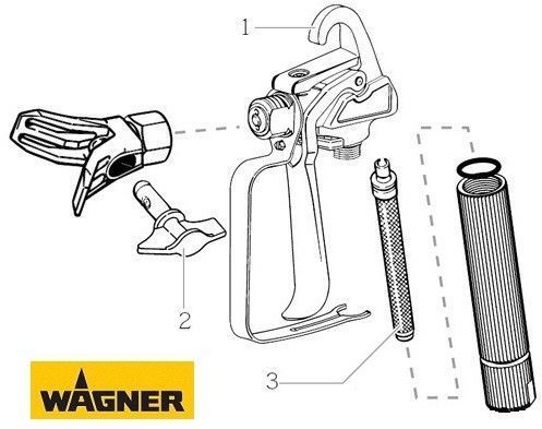 Фильтр сверхтонкой очистки WAGNER Extra-Fine Filter Insert, красный (180 mesh, 0,084 мм) 34383 фото